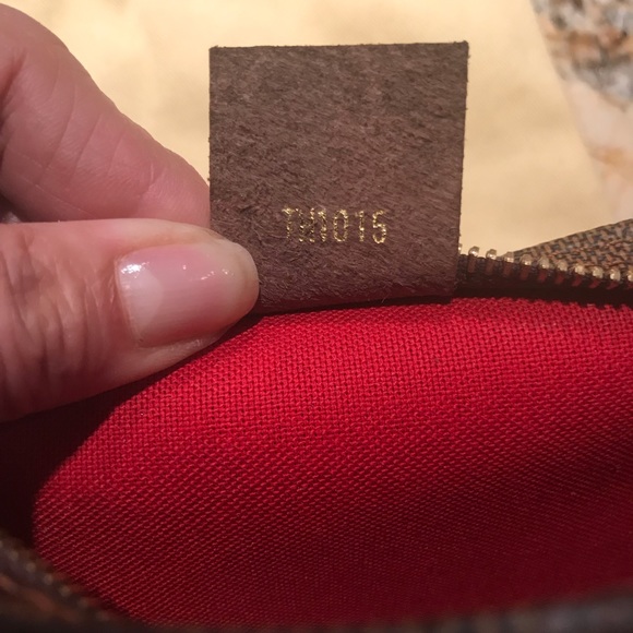 Auth. LV Damien Ebene mini canvas wristlet pouch-no box included - Picture 3 of 13